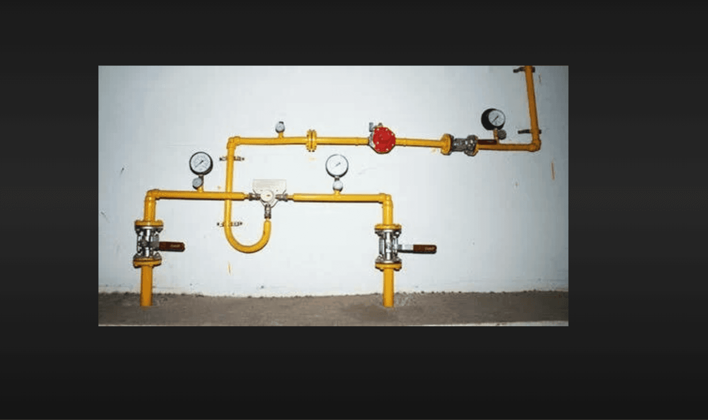 Gas pipe installation work 3