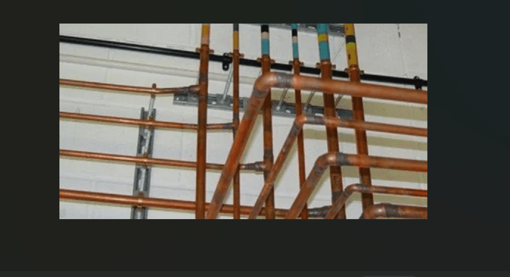 Gas pipe installation work 4